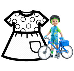 PAOLA REINA Ubranko dla lalek 32 cm – akcesoria modowe