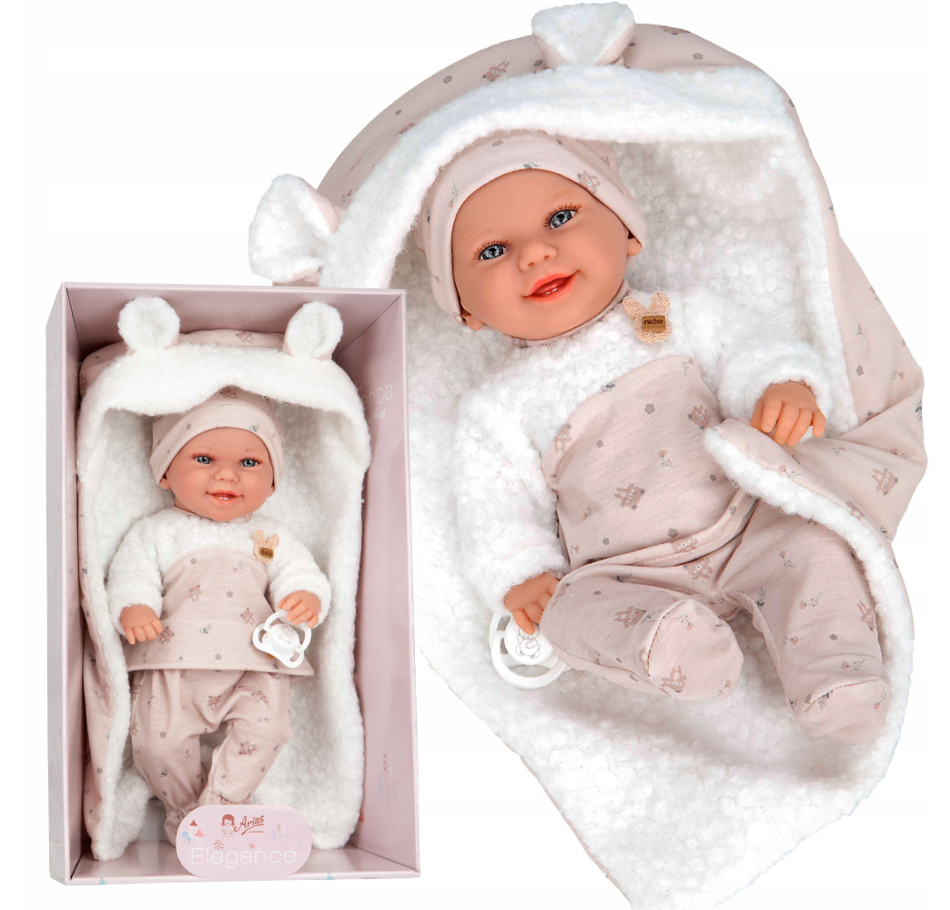 Hiszpańska lalka bobas 33cm Munecas Arias – lalki kolekcjonerskie