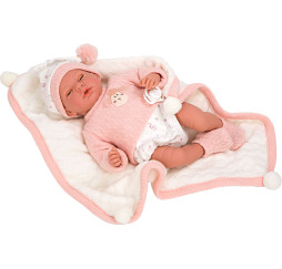 Hiszpańska lalka Bobas Munecas Arias – lalka interaktywna 14 funkcji