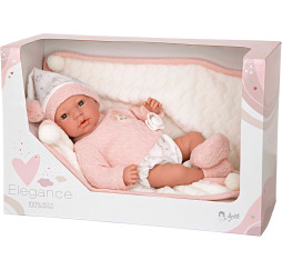 Hiszpańska lalka Bobas Munecas Arias – lalka interaktywna 14 funkcji