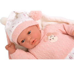 Hiszpańska lalka Bobas Munecas Arias – lalka interaktywna 14 funkcji