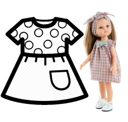 PAOLA REINA ubranko dla lalek 32 cm – akcesoria dla lalek