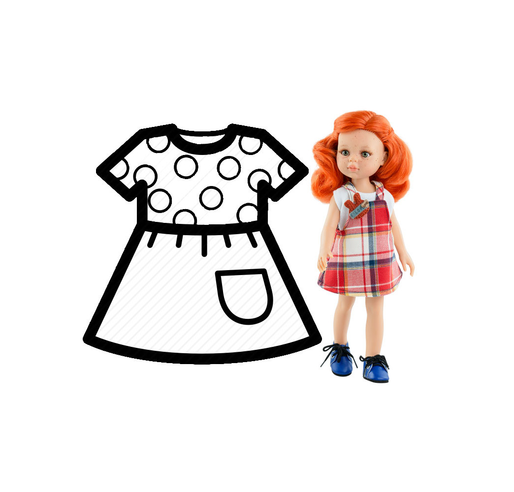 PAOLA REINA Ubranko 32 cm – akcesoria dla lalek modowych