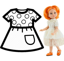 PAOLA REINA Ubranko dla lalek 32 cm – akcesoria dla lalek