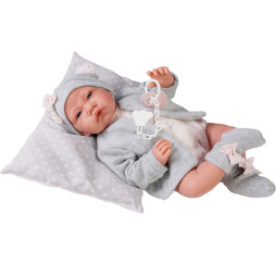 Ekskluzywna lalka Nacida Gris 33086 – Antonio Juan, lalki kolekcjonerskie