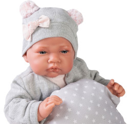 Ekskluzywna lalka Nacida Gris 33086 – Antonio Juan, lalki kolekcjonerskie