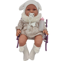 Hiszpańska lalka Manolo miękka – lalki szmacianki 47 cm