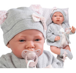 Ekskluzywna lalka Nacida Gris 33086 – Antonio Juan, lalki kolekcjonerskie