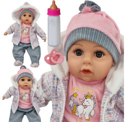 Lalka bobas mówi i śpiewa po polsku – interaktywna 45 cm MarioToys