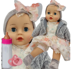 Lalka bobas mówi i śpiewa po polsku 45 cm – interaktywna MarioToys