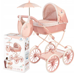 Wózek dla lalek Tulipe z parasolką – akcesoria DeCuevas