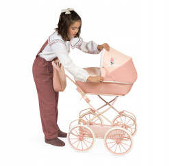 Wózek dla lalek Tulipe z parasolką – akcesoria DeCuevas