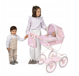 Wózek dla lalek Sophie z parasolką – akcesoria DeCuevas