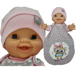 Gordi Śpiworek Sowa – hiszpańska lalka bobas Paola Reina