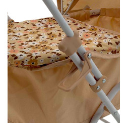 MarioToys wózek głęboki dla lalek z torbą – akcesoria dla lalek