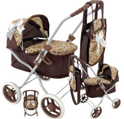 Wózek głęboki dla lalek MarioToys – akcesoria dla lalek