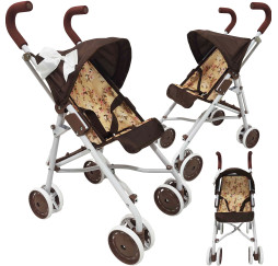 MarioToys wózek spacerowy dla lalek – lekki i składany