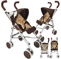 MarioToys wózek spacerowy dla lalek – lekki i składany