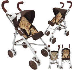 MarioToys wózek spacerowy dla lalek – lekki i składany