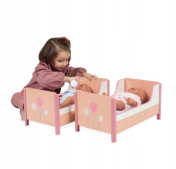 Rozkładane łóżeczko piętrowe dla lalek DeCuevas – akcesoria