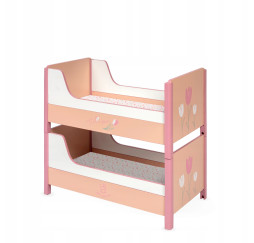 Rozkładane łóżeczko piętrowe dla lalek DeCuevas – akcesoria