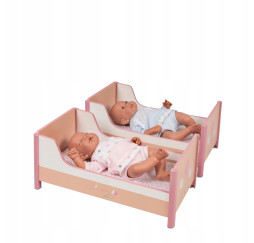 Rozkładane łóżeczko piętrowe dla lalek DeCuevas – akcesoria